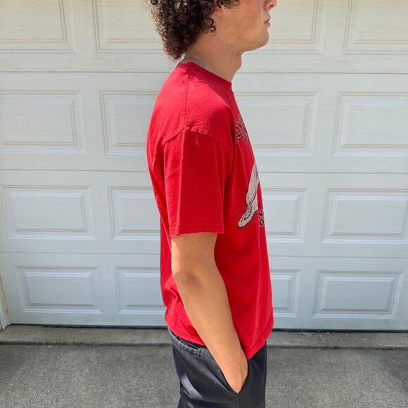 Men's YouTube Meme "Honey Badger Don't Care" Tee Size L - Picture 5 of 6